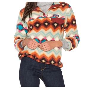 Rare Patagonia Synchilla Snap Timber Twist: Cinder Red women’s small